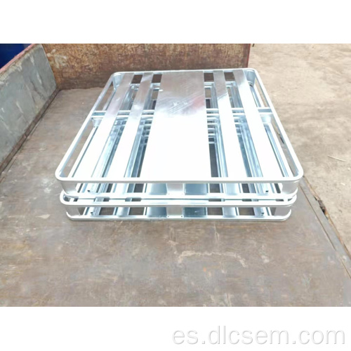 Paleta de acero de metal galvanizado